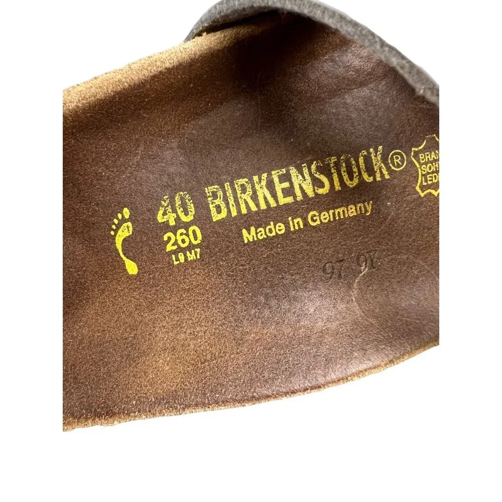 Birkenstock Women’s Silver Two-Strap Sandals